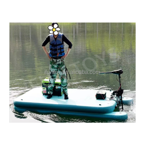 Plateforme flottante <span class=keywords><strong>gonflable</strong></span> avec échelle, pompe manuelle et plateforme flottante électrique - Product Image 6