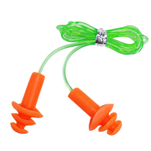 All'ingrosso Riutilizzabile Impermeabile Insonorizzate di <span class=keywords><strong>Nuoto</strong></span> <span class=keywords><strong>Tappi</strong></span> Per Le <span class=keywords><strong>Orecchie</strong></span> In Silicone di Protezione per le <span class=keywords><strong>Orecchie</strong></span> Cappello di Sicurezza Spina di Orecchio Con Cavo - Product Image 1