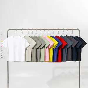MT2580 Street Wear Fabricantes de Camisetas Personalizadas 230 gramos de secado rápido a prueba de rayos UV camisetas de gran tamaño para hombres
