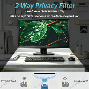 Protection d'écran pour les yeux, film protecteur anti-espionnage, anti-reflets, anti-lumière bleue, pour moniteur de bureau de 23,6 <span class=keywords><strong>pouces</strong></span> 16:9 - Product Image 2
