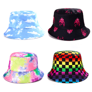 Cappello a Secchiello Fitspi Summer Clouds con Stampa Animalier Donna Uomo Hip Hop Cappello da Pescatore Protezione Solare Viaggio Bob Casual Panama per Ragazzi e Ragazze - Product Image 2