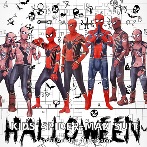 Disfraz de Spider-Man para Niños, Unisex, Disfraz de Juego, Cosplay, Mono, <span class=keywords><strong>Traje</strong></span> de Superhéroe de Spider-Man de Hierro, Poliéster - Product Image 3