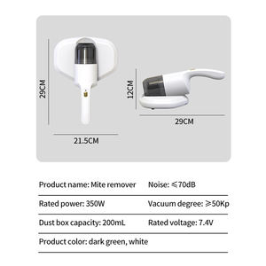 Aspirateur matelas 350W Instrument d'élimination des acariens Aspirateur de lit domestique sans fil Nettoyeur de machine Lampe UV Nettoyer efficacement - Product Image 5