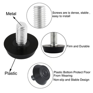 Patas Niveladoras para Muebles, También Conocidas como Almohadillas Ajustables para Patas o Deslizadores para Muebles, Base con Rosca, Patas Niveladoras Deslizantes para Muebles - Product Image 4