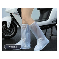 Bottes de pluie unisexes réutilisables en PVC pour l'extérieur, couvre-chaussures imperméables pour enfants pour l'été, l'automne et l'hiver