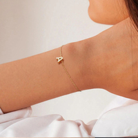 EMANCO Charme Minimaliste Délicat Classique en Acier Inoxydable Couleur Or pour Femme, Style Vintage, Idéal pour les Promenades sur le Marché, les Délicates Dégustations et les Rendez-vous Galants, Cadeau