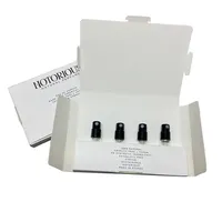 Coffret de découverte de parfum personnalisé 4 pièces 5 pièces 7 pièces Testeur d'échantillon Flacon de 2ml Livret Boîte en papier avec insert