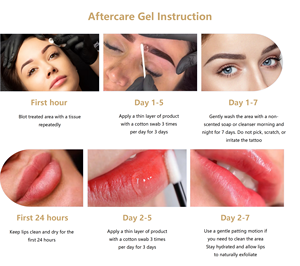 Crema <span class=keywords><strong>de</strong></span> Cuidado Posterior para Tatuajes <span class=keywords><strong>de</strong></span> <span class=keywords><strong>Cejas</strong></span> y Labios <span class=keywords><strong>de</strong></span> 8 ml, <span class=keywords><strong>Gel</strong></span> Reparador <span class=keywords><strong>de</strong></span> Maquillaje Permanente, Esencia <span class=keywords><strong>Transparente</strong></span> para el Cuidado Posterior <span class=keywords><strong>de</strong></span> Tatuajes PMU, Marca Privada - Product Image 6