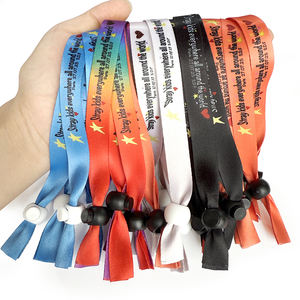 <span class=keywords><strong>Pulseras</strong></span> Promocionales Personalizadas con Logotipo, <span class=keywords><strong>Pulseras</strong></span> de Tela de Poliéster Tejidas para Eventos y Festivales, <span class=keywords><strong>Pulseras</strong></span> <span class=keywords><strong>totwoo</strong></span> - Product Image 5