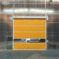 Porte de garage à enroulement rapide en PVC pour entrepôt, ouverture et fermeture rapides