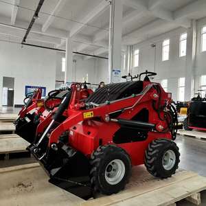 Minicargadora de dirección deslizante de 1 tonelada con certificación CE, cargadora de ruedas TH380, cargadora frontal de motor EPA única, bomba de Motor hidráulico Eaton a la venta - Product Image 5