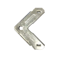Conduit d'air en acier galvanisé Coin TDF pour le chauffage Forme carrée en acier inoxydable pour hôpitaux, écoles Solution de conception graphique