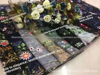 Tissu en dentelle à maille unie DIY pour plantes aquatiques, 100 % polyester respirant, pour robes de mariée et accessoires vestimentaires pour filles