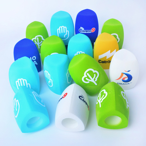 Microphone cardioïde portable personnalisé avec logo, bonnet anti-vent en mousse floquée, éponge personnalisée avec logo imprimé pour les journalistes de stations de télévision - Product Image 4