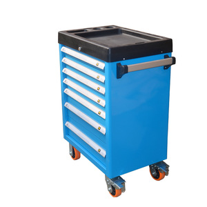 High Quality Blue Metal <strong>Tool</strong> Cabinet with <strong>Tools</strong> <strong>Trolley</strong> Cart <strong>Tool</strong> <strong>Trolley</strong> with 7 Drawers - Product Image 4