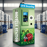 Máquina Expendedora Inversa de Botellas de Vidrio, SDK, Código QR, Reciclaje de Tokens, Gestión Basada en la Nube, Wi-Fi, Pantalla Táctil de 22 Pulgadas