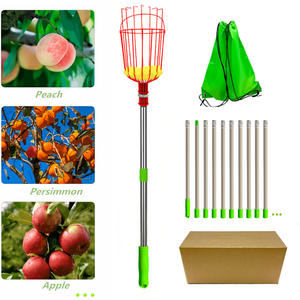 Outil de cueillette de fruits, tige télescopique, cueilleur en métal, outil de cueillette pour jardin, verger, agriculture - Product Image 4