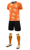 Seragam Latihan Sepak Bola Anak Unisex, Pakaian Tim Poliester, Jersey Sepak Bola Logo Kustom, Celana Pendek, Set Bernapas Cepat Kering