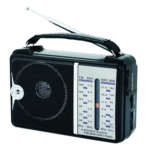 דונגגוואן חזיר נייד רדיו fm am sw 1-2 4 להקת רדיו RX-606AC Multiband רדיו נייד