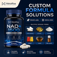 Capsules de NAD+ à étiquette privée OEM, nutrition cellulaire, bien-être quotidien, complément alimentaire, capsules rigides, 90 unités