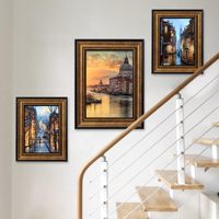 Cadres muraux vintage A4 en bronze personnalisés pour l'affichage de photos et de peintures sur toile