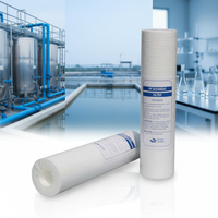 Cartouche filtrante en PP sanitaire de qualité GMP, 1 micron, adaptée à la filtration de l'eau médicale