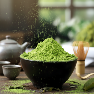 Poudre de Matcha de Qualité Cérémonielle Authentique Style Japonais, Vente en Gros, Sac en Aluminium 1kg, Thé Vert Bio pour <span class=keywords><strong>Latte</strong></span> - Product Image 6
