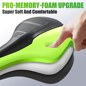 Sillín ancho para <span class=keywords><strong>bicicleta</strong></span> EasyDo, espuma viscoelástica, doble absorción de golpes, Sillín para <span class=keywords><strong>bicicleta</strong></span> City/TB/Trekking - Product Image 4