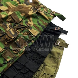 Pantalones Cortos de Mezclilla de Diseño Personalizado, Estilo Urbano, Hip Hop, con Múltiples Bolsillos, Holgados, Tipo Cargo, de Alta Calidad, de Algodón, para Hombre - Product Image 5