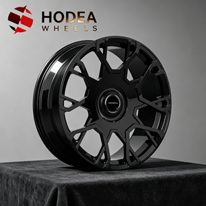Rines Deportivos Monobloque Forjados en Negro Brillante para Audi/BMW/<span class=keywords><strong>Benz</strong></span>/Toyota/Nissan de 18''/19''/20''/21''/22''/24'' Personalizados de Aleación con 10 Radios - Product Image 2