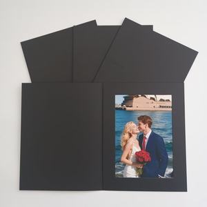 मैट एकल फोटो फ़ोल्डर 4x6 इंच हस्तनिर्मित पर्यावरण के अनुकूल कागज फोटो एल्बम और स्क्रबुक के साथ स्क्रैपबुक - Product Image 6