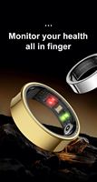 Nouvelle bague connectée en acier R09, suivi d'activité, suivi du sommeil, étanche 5 ATM, surveillance de la santé, contrôle via l'application QRing, magnétique, 18 mAh