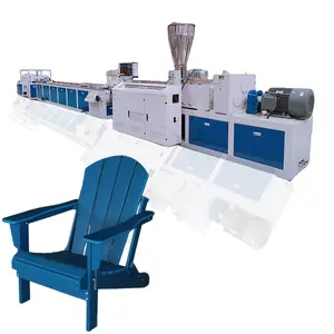 Plastic board production line PP PE bar extruder machine for adirondack chair pe chair making machine