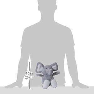 Juguetes para Perros Grandes Personalizados de Fábrica, Juguetes Interactivos de Peluche con Sonido, Elefante Gris Tejido, Juguetes Masticables para Perros de Nailon Sostenible - Product Image 4