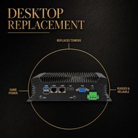Computadora Integrada Sin Ventilador YCT Intel N100 16GB DDR4 4 USB 3.0 2 COM GPIO WiFi para Monitoreo Remoto de Subestaciones de Energía Inteligente