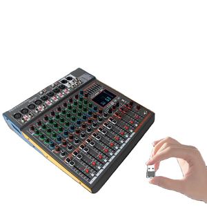 Mezclador profesional de <span class=keywords><strong>ocho</strong></span> canales, efecto de reverberación 99Dsp, cancelación de ruido para transmisión en vivo, actuaciones en escenario para gran oferta - Product Image 2