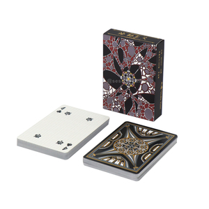 Fabricant de jeux de cartes à jouer amusants en feuille d'or personnalisés Cartes de poker à impression couleur avec boîte d'emballage - Product Image 3