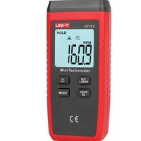Uni-T UT373 Tachometer Laser Digital Tanpa Kontak, Penguji Kabel untuk Pengukur Kecepatan Peralatan Mekanik Motor dengan Dukungan Kustomisasi