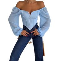Nouvelle Collection Été Tendance Sexy Chic Bustier en Dentelle Blanche pour Femme, Top à Volants Plissés et Baleines, Style Corset Urbain pour Filles