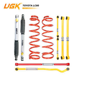 Ammortizzatori Regolabili <span class=keywords><strong>UGK</strong></span> 4x4 Fuoristrada Anteriori e Posteriori per Upgrade Retrofit per TOYOTA Land Cruiser FJ/HZJ 80 LC80 - Product Image 3