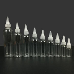 2025 la tendencia predominante Tamaño de bolsillo Plástico PET Boquilla de aceite para el cabello en Punta Botellas transparentes para apretar con tapas giratorias - Product Image 4