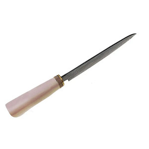Couteau de chef professionnel en acier Damas de qualité supérieure avec manche en bois, couteau de chef en acier Damas fait main et forgé sur mesure - Product Image 3