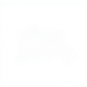 Letrero de Neón LED Acrílico Personalizado con Diseño Gratuito de <span class=keywords><strong>Feliz</strong></span> Cumpleaños, Luz Blanca Cálida con Enchufe para Decoración de Fiestas y Eventos - Product Image 3