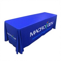 Promotion : Nappes de table sur mesure de 6 pieds, housses de table ajustées, sublimation par transfert thermique, nappes extensibles de 8 pieds, housses de table pour salons professionnels