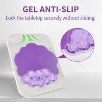 Tapis de souris en silicone transparent de dessin animé avec repose-poignet antidérapant pour ordinateur de bureau et support de clavier pour la maison - Vente en gros
