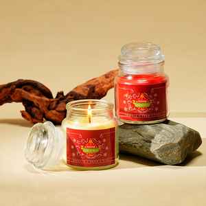 Bougies parfumées en verre avec cire de soja, style <span class=keywords><strong>Yankee</strong></span>, en forme de champignon, pour la décoration intérieure, marque privée - Product Image 3