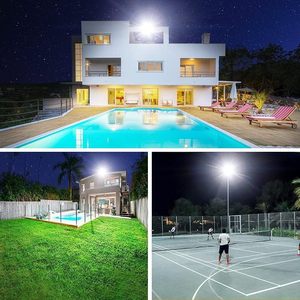 ไฟสปอร์ตไลท์ LED สว่างพิเศษ 300w สีขาวโทนเย็น 4000k ความสว่าง 30000 ลูเมนส์ สำหรับสนามกีฬาและพื้นที่กีฬา รุ่น WD-166 ไฟสปอร์ตไลท์ LED 300w - Product Image 4