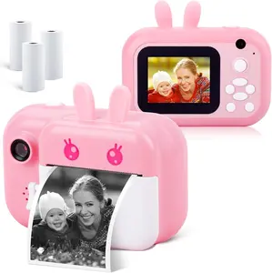 12MP oyuncaklar video dijital kamera selfie lens hd mini anında baskı çocuklar kamera fotoğraf için