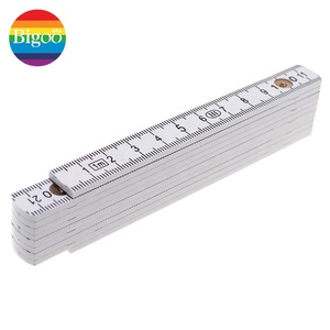 Righello Pieghevole in Plastica a 10 Sezioni, Spessore 3mm, <span class=keywords><strong>Scala</strong></span> in Pollici e <span class=keywords><strong>Centimetri</strong></span>, Lunghezza 0,5m/1m/2m, Logo Personalizzato per Uso Promozionale - Product Image 3