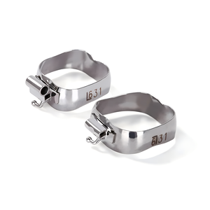 Bande molaire orthodontique dentaire avec <span class=keywords><strong>tube</strong></span> buccal équipement et accessoire de thérapie orale - Product Image 1
